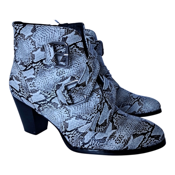 Coconuts by Matisse Snake Print Ankle Boots - Picture 2 of 6
